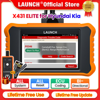 Escáner OBD2 para Autos LAUNCH X431 ELITE V3.0 2026, Herramienta de Diagnóstico Bidireccional, Codificación ECU para Todos los Sistemas, para Hyundai y Kia