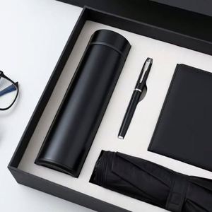 Coffrets promotionnels pour entreprises nautiques : Carnet A5 en cuir rigide cousu, avec logo personnalisé, coffret cadeau d'entreprise 80 - Product Image 3