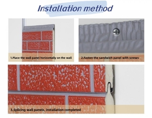 Pannello Sandwich in Schiuma di Poliuretano Isolante per Pareti Esterne, Spessore 16mm, Leggero, Isolamento Termico, Rivestimento Metallico per Case - Product Image 6