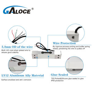 خلية تحميل أحادية النقطة عالية الدقة لميزان منصة آلات البيع من GALOCE، مخصصة ومعتمدة ISO9001، بسعة 50 كجم و100 كجم - Product Image 2