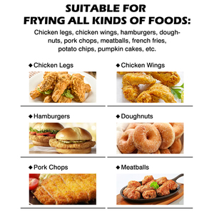 Stainless Steel Electric <strong>Fryer</strong> 14l+28l Industrial Deep <strong>Fryer</strong> <strong>Potato</strong> <strong>Chip</strong> <strong>Fryer</strong> Commercial Chicken Frying Breading Powder Machine - Product Image 4