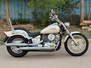 Motocicletta Classica Cruiser Yamahaa <span class=keywords><strong>DS</strong></span> 400cc Drag Star <span class=keywords><strong>V</strong></span> Twin con Schienale Posteriore per Passeggero - Product Image 3
