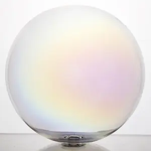 Custom Blown Heat Resistant Borosilicate Glass Lamp Pendant Globe Cover Multiple Colors Glass Globe Lamp Shade
