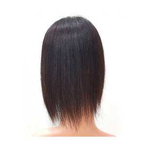 Peluca de cabello humano Cosmo en Korea Premium (14x16)-10 pulgadas, peluca de cabello humano sedoso, suave al tacto, aspecto natural, para uso diario. - Product Image 4