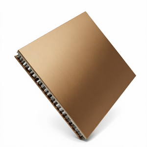 Échantillon gratuit de panneau en aluminium nid d'abeille recouvert de PVDF pour façade de bâtiment de grande hauteur, mur extérieur - Product Image 1