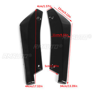 Une paire d'extensions universelles pour pare-chocs arrière de voiture, diffuseur, séparateur, canard, extension de bas de caisse latérale, spoiler de pare-chocs, protection décorative - Product Image 6