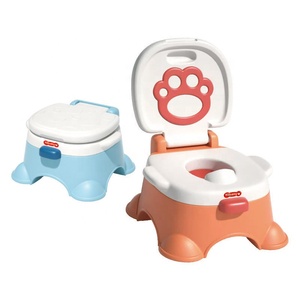 <span class=keywords><strong>Pot</strong></span> portable pour bébé, toilette musicale à induction pour tout-petits 2-en-1, siège de toilette d'apprentissage confortable et marchepied avec dossier et housse - Product Image 1