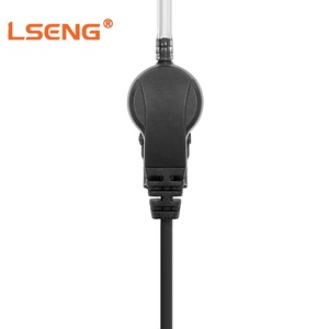 Auricular LSENG para Walkie Talkie, Tubo Acústico, Micrófono PTT, Gancho Giratorio en Forma de C Antideslizante, 2 Pines para Kenwood <span class=keywords><strong>Baofeng</strong></span> - Product Image 3