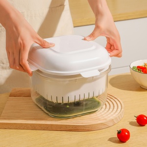 Vegetable Squeezer <b>Plastic</b> Fine Mesh Strainer Food Yogurt Mesh Sieve Mesh Mini Brine Separation Net Kitchen Filter - Product Image 1