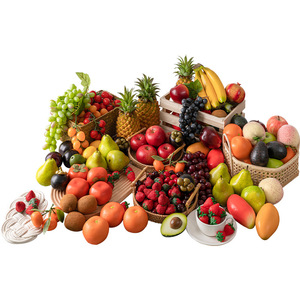 Fruits artificiels réalistes, modèles de simulation de fruits pour la décoration de cuisine, présentoirs de marché, accessoires de photographie, décoration de bol à domicile - Product Image 5