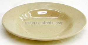 De la nouvelle borne d'origine au connecteur de carte Ensemble de vaisselle incassable beige noir Plaques en mélamine - Product Image 6