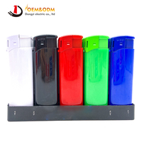 Briquet à gaz électrique Dongyi 2025 OEM 82mm, couleurs vives, pour cigares, avec logo personnalisé
