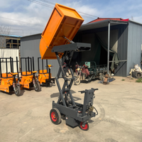Chariot électrique en acier fermé portable de 400kg avec ciseaux à chargement/déchargement automatique soulevant le chariot élévateur hydraulique OEM