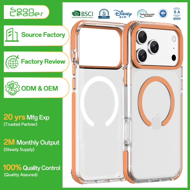 Bulk Wholesale Clear Anti-drop Skin-Comfort Shell Shockproof Manufactured Cell Phone Case Covers for iPhone 17 Air Pro Max