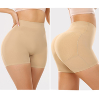 Culotte gainante sexy rembourrée pour rehausser les fesses et les hanches, avec coussinets de contrôle et de modelage