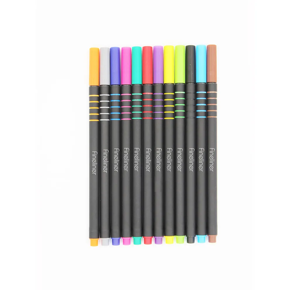 2022 nuovo Design 0.4mm corpo triangolare Fineliner penna Set pennello acquerello penna da colorare