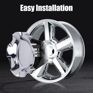 Juego de 4 Tapas Centrales para Ruedas, Reemplazo de <span class=keywords><strong>Tapacubos</strong></span> 9597686 9595152 9596007 |   Para <span class=keywords><strong>Chevrolet</strong></span> Silverado Avalanche 2007-2013 - Product Image 4