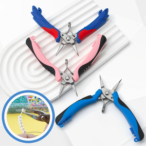 Juego <span class=keywords><strong>de</strong></span> 5 Pinzas para Joyería Hobbyworker, Kit <span class=keywords><strong>de</strong></span> Pinzas <span class=keywords><strong>de</strong></span> <span class=keywords><strong>Acero</strong></span> <span class=keywords><strong>Inoxidable</strong></span> con Agarre Cómodo para Abalorios, Enrollado <span class=keywords><strong>de</strong></span> Alambre y Fabricación <span class=keywords><strong>de</strong></span> Joyas - Product Image 5