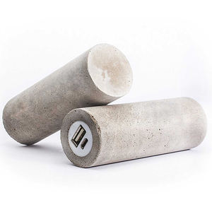 Batterie externe cylindrique industrielle en béton et ciment 2600 mAh <span class=keywords><strong>avec</strong></span> logo - Product Image 4