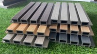 Panel de Pared WPC Moderno, Muestras Gratis, Revestimiento de PVC para Decoración Exterior, Laminado, Ignífugo, Insonorizante, Alternativa a la Madera