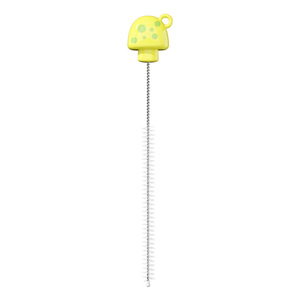 Xinzao Mini Mushroom Straw <b>Brush</b> Dual Purpose <b>Bottle</b> Cleaning <b>Brush</b> For Kids Cups Kitchen Use Plastic Material - Product Image 5