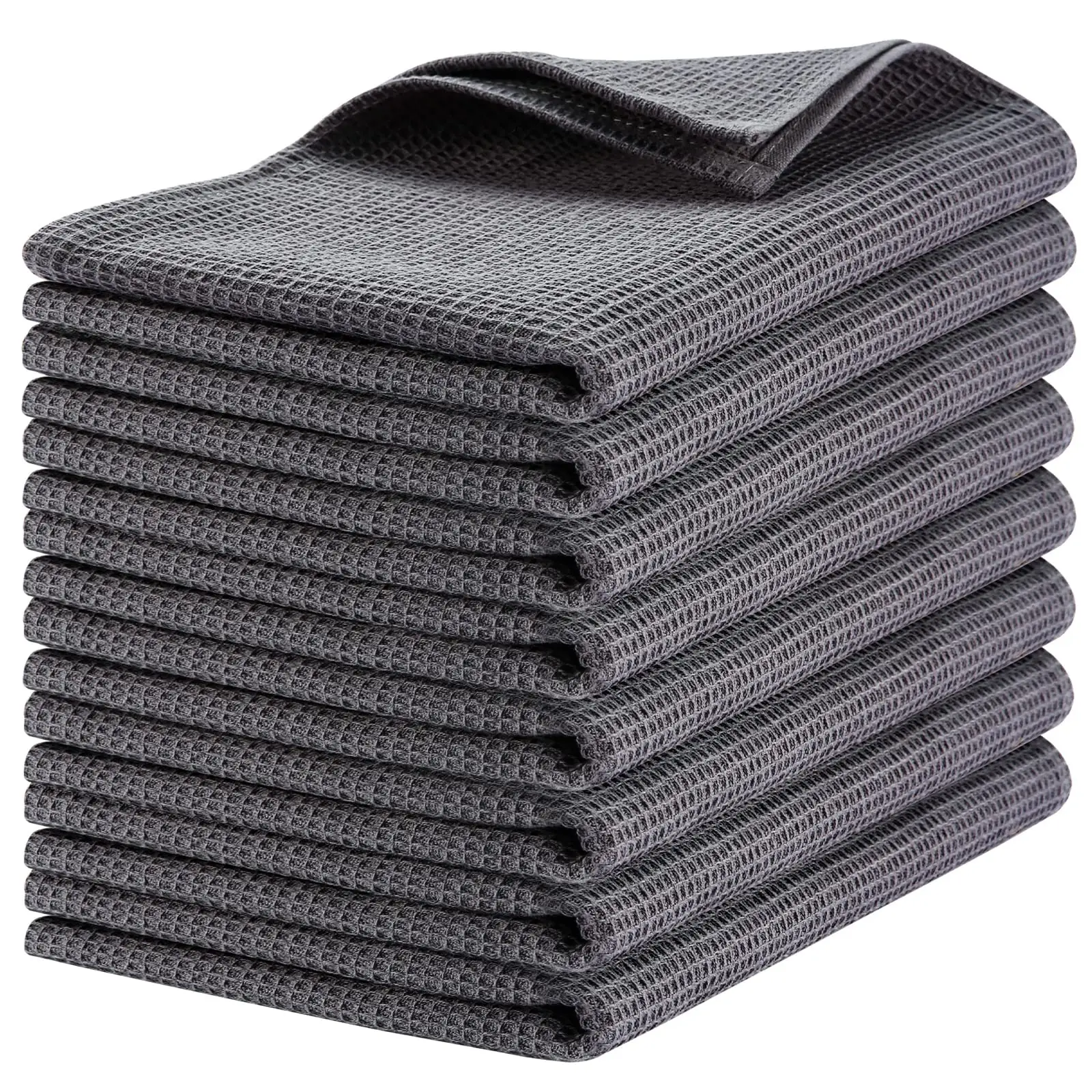 cotton waffle weave striped kitchen towel kitchen dish cleaning cloth kitchen cleaning towel