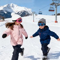 Lunettes de ski de fond, coupe-vent, pour alpinisme, cyclisme en plein air, sport, lunettes de protection blanches pour enfants S835