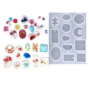 Molde de Silicona de Buena Calidad para Resina, Molde para Colgantes de Joyería de Cristal, Herramienta para Hacer Manualidades de Resina - Product Image 2