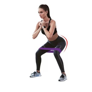 Bandes de résistance personnalisées avec logo, boucles élastiques, bandes de fitness en silicone, bandes d'exercice de yoga - Product Image 6