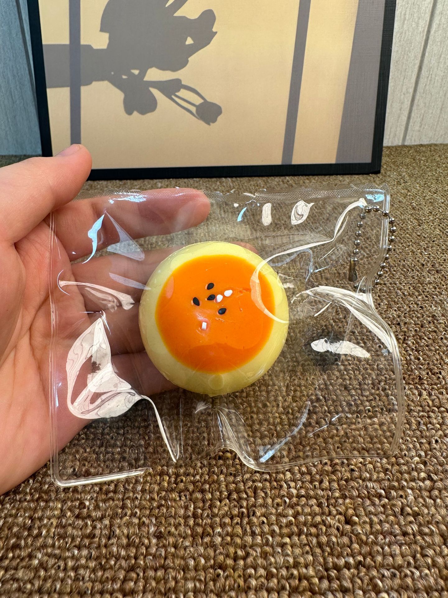 Crujiente de yema de huevo