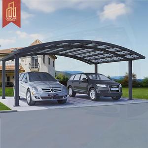 Cochera de Aluminio con Estructura de Aleación de Aluminio de 16 x 24 pies, Color Gris Oscuro y Diseño que Ahorra Espacio, para Entrada de Vehículos y Estacionamiento - Product Image 1