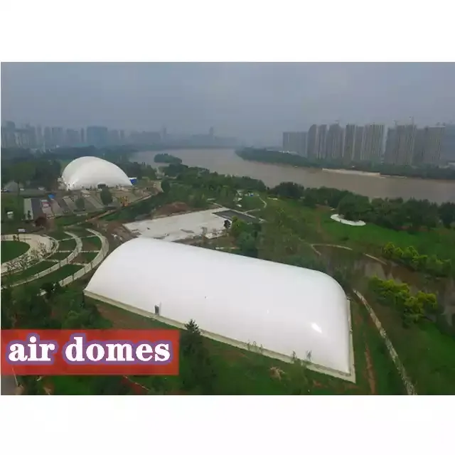 Large Space Outdoor Sports And Entertainment Air Circulation Gym Air Dome Inflatable Tent Air Supported Structure