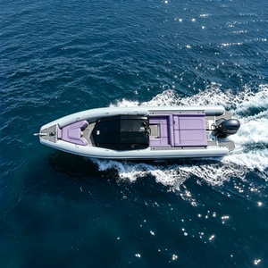 Bateaux <span class=keywords><strong>semi</strong></span>-rigides gonflables RIB en aluminium Yoolwin de 35 pieds pour la pêche en mer, moteur <span class=keywords><strong>hors</strong></span>-<span class=keywords><strong>bord</strong></span>, aventure en mer, à vendre - Product Image 4