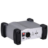 Microphone à condensateur cardioïde alimenté par fantôme RTS LDI-100S, boîte directe active filaire en métal de bureau DI-100 pour