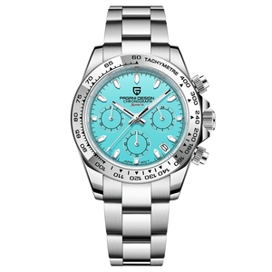 Montre de sport à quartz chronographe automatique multifonctionnelle de luxe pour homme de marque originale, fabricant OEM - Product Image 1