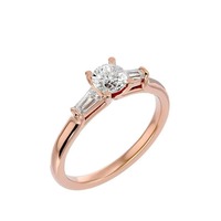 Bague en diamant moissanite pour femme, fournisseur indien, pour fiançailles, mariage et anniversaire, disponible au prix de gros.