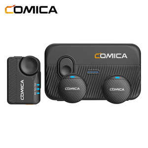 ไมโครโฟนไร้สาย COMICAVimo Me (Camera B) แบบหนีบเสื้อขนาดเล็ก 2TX+1 ตัวรับสัญญาณสำหรับกล้อง พร้อมระบบตัดเสียงรบกวนอัจฉริยะ สำหรับกล้องวิดีโอบล็อกและบันทึกเสียง - Product Image 1