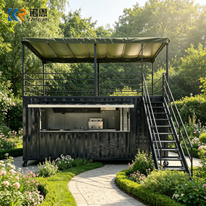 고급 모듈식 팝업 음식 서비스 디자인 상업용 주방 이동식 레스토랑 - Product Image 5