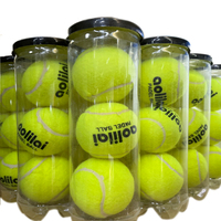 Balles de padel en fibres chimiques pour entraînement professionnel, personnalisables avec logo, prix abordable, faible MOQ, vente chaude