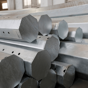 <span class=keywords><strong>Poste</strong></span> Eléctrico de Acero Galvanizado de 5m, 7m, 9m para Línea Eléctrica Rural con Placa Base, <span class=keywords><strong>Precio</strong></span> al por Mayor - Product Image 2