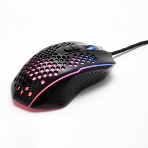Souris de jeu filaire à rétroéclairage RVB en nid d'abeille, <span class=keywords><strong>vente</strong></span> chaude, 20G ACC, interface USB, orientation main droite, stock disponible - Product Image 1