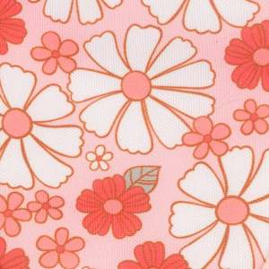 สายจูงสุนัขปรับได้ลายดอกไม้ทำจากโพลีเอสเตอร์และสแปนเด็กซ์สีชมพูสีชมพูขนาดเล็ก - Product Image 3