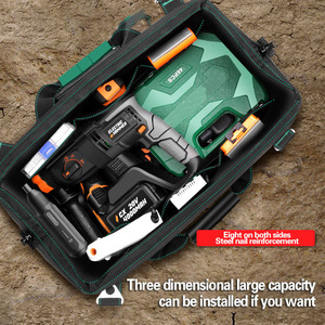 Qiye Waterdichte Canvas Nylon Hand Timmerlieden Loodgieters Opslag Zware Elektrische Elektricien Tool Bag - Product Image 5