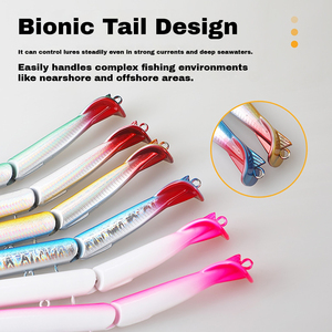 Señuelo de Pesca Articulado de 3 Segmentos, 32g, 27cm, Tipo <span class=keywords><strong>Needlefish</strong></span>, Hundimiento Rápido, Forma de S, para Agua Salada - Product Image 6