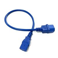 Cordon d'alimentation 10A 250V IEC 60320 C14 à C13 18 AWG 6FT pour centre de données et racks de serveurs