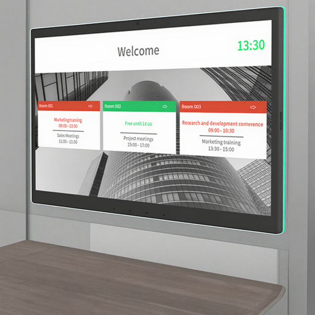10.1/15.6 Inch Android POE Tablet PC with Surrounding LED Light Wall Mount Touch Screen Intelligent Smart Home Monitor