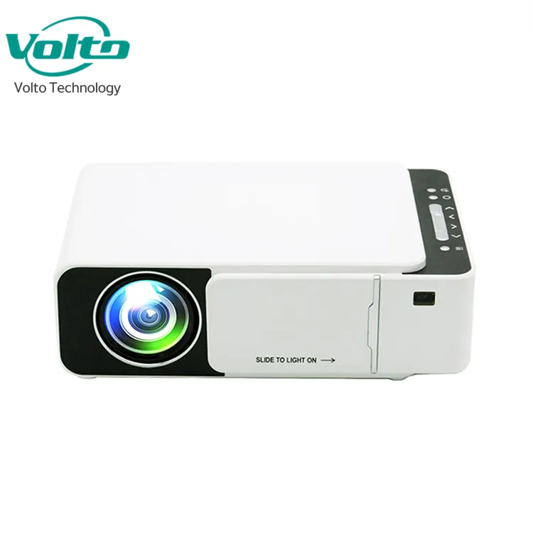 Projetor sem fio inteligente android 800*480p, projetor led para home theater, cinema em casa