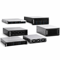 Boîtier de serveur en acier inoxydable pour centre de données professionnel TZR, calcul GPU haute performance, montage en rack