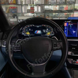 24.6 ''đài phát thanh xe cho BMW 5 Series 2009 2017 thay đổi để 2024 Android 13 <span class=keywords><strong>GPS</strong></span> navigation Màn hình kép LCD cụ màn hình lớn - Product Image 4
