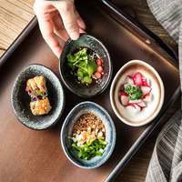 Vaisselle japonaise originale pour restaurant, plusieurs spécifications, vaisselle en céramique, vaisselle en grès, bol à sauce soja